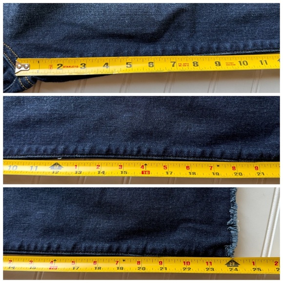 Judy Blue Denim Jeans SUNDAY CHILL HIGH RISE CROPPED WIDE LEG Blue Size 11/30 - Picture 5 of 9